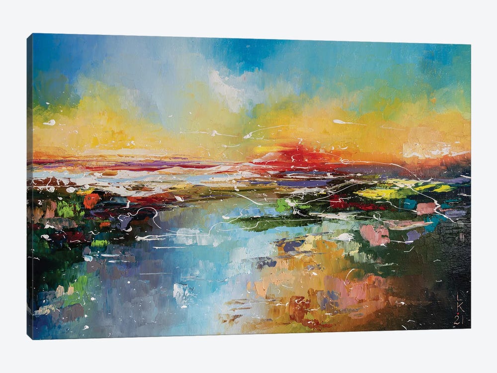 Impression Of The Sea Sunset by KuptsovaArt 1-piece Art Print