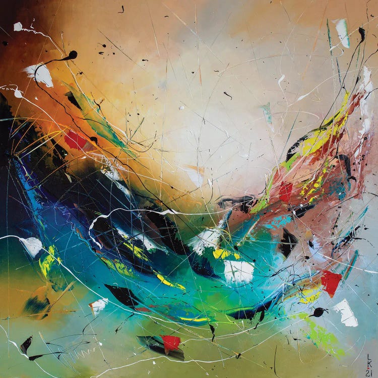 Wave Of Luck by KuptsovaArt wall art