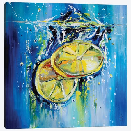 Lemonade Canvas Print #KPV478} by KuptsovaArt Canvas Artwork
