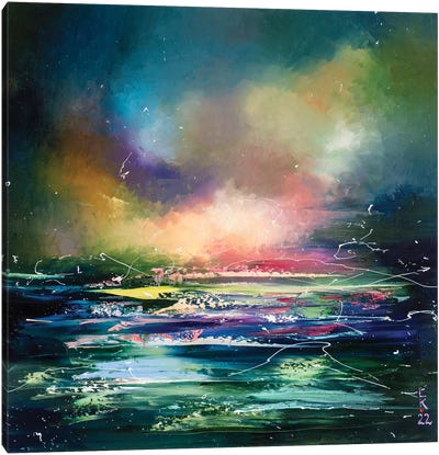 Sea Twilight Canvas Art Print - KuptsovaArt