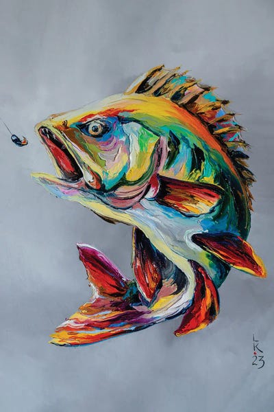 Bass: Hungry Perch by KuptsovaArt