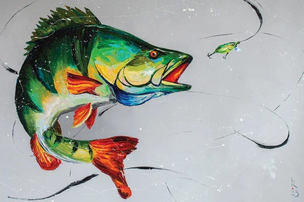 Bass: Catch Me If You Can by KuptsovaArt