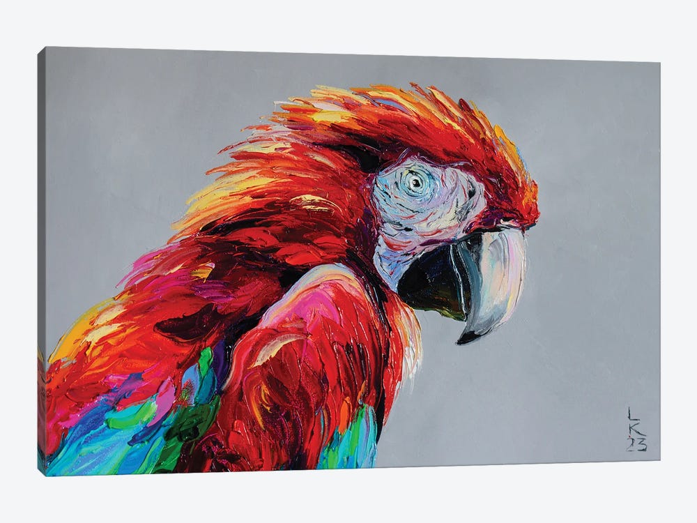 Macaw by KuptsovaArt 1-piece Canvas Wall Art
