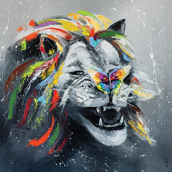 Lions: Don'T Disturb Me by KuptsovaArt