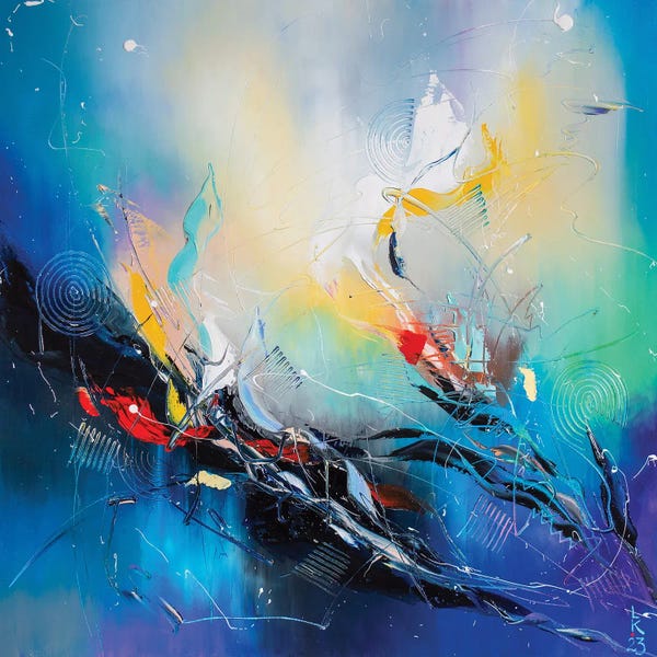 Artists From Ukraine: Blue Breeze by KuptsovaArt