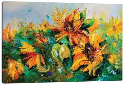 Sunflowers Canvas Art Print - KuptsovaArt