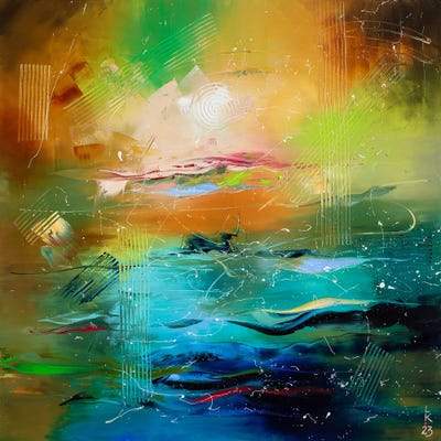 Imaginary Ocean by KuptsovaArt canvas print