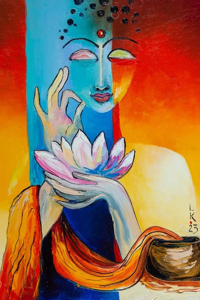 Lotuses: Meditation by KuptsovaArt