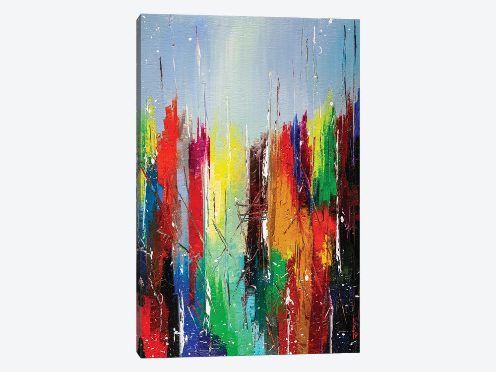 Abstract Cityscape by KuptsovaArt 1-piece Canvas Art Print