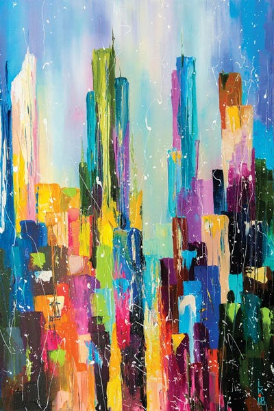 Downtown by KuptsovaArt canvas print