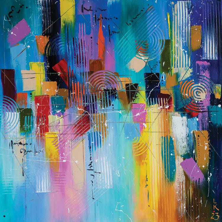 Colorful District by KuptsovaArt wall art