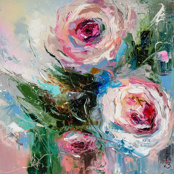 Fine Art Print: Gentle Roses II by KuptsovaArt