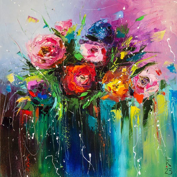 Fine Art Print: Roses In My Garden II by KuptsovaArt
