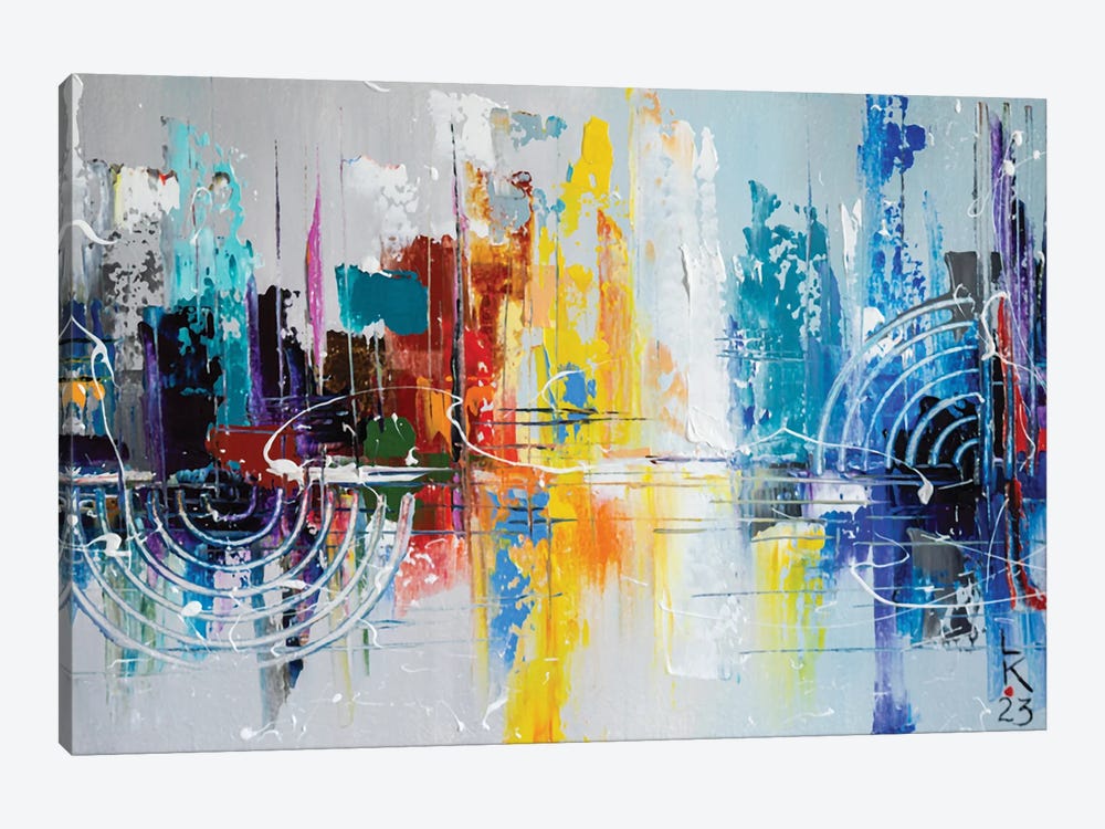 City Of Colored Dreams by KuptsovaArt 1-piece Art Print