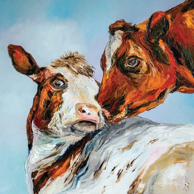 Cow's Tenderness by KuptsovaArt multi panel art