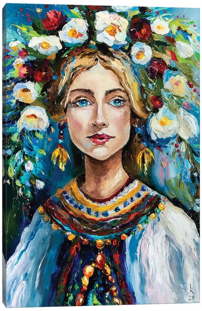 Ukrainian Beauty Canvas Art Print - KuptsovaArt