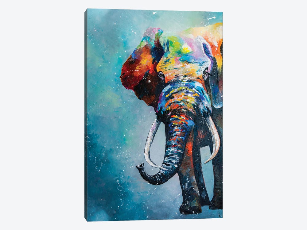 Elephant by KuptsovaArt 1-piece Art Print