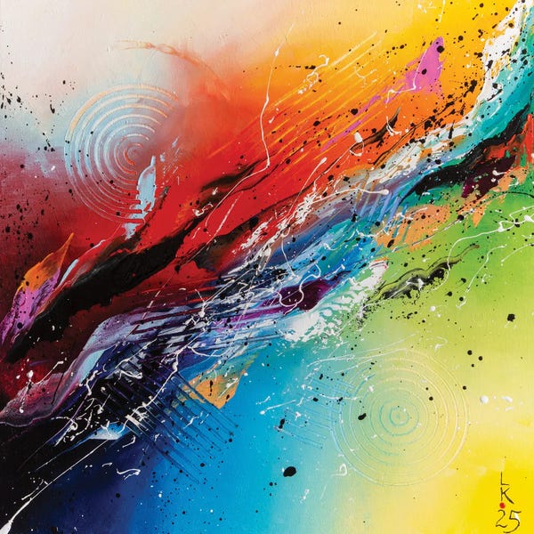 Colorful Abstracts: Color Explosion by KuptsovaArt