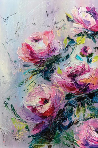 Fine Art Print: Tenderness Of Blooming Roses by KuptsovaArt