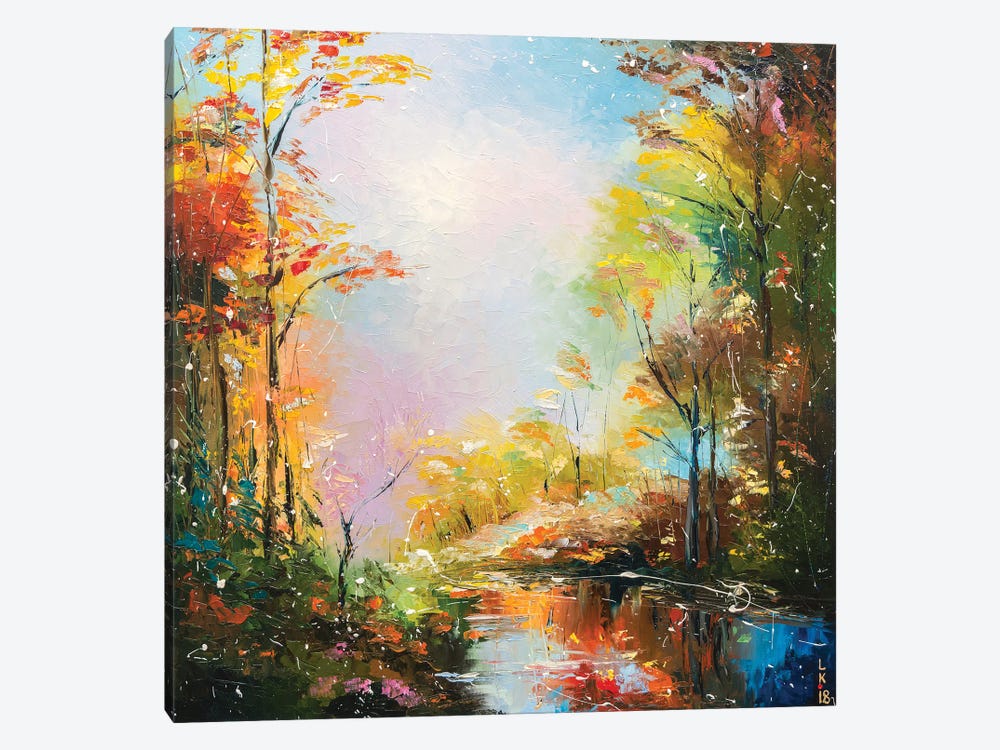 Fall Forest by KuptsovaArt 1-piece Canvas Print