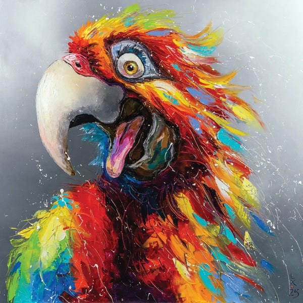 Parrots: Psycho Parrot by KuptsovaArt