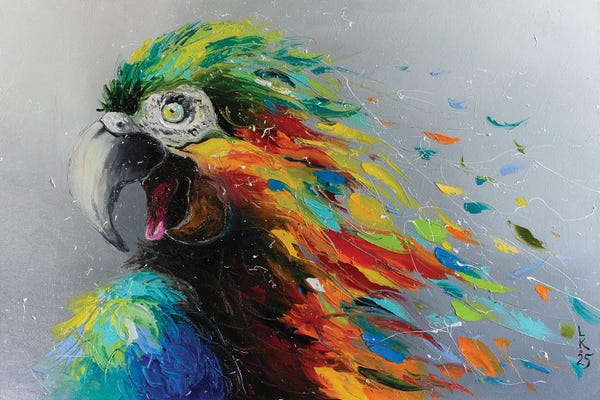 Parrots: Scream Of Freedom by KuptsovaArt