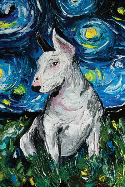 Bull Terriers: Vincent Van Dog by KuptsovaArt