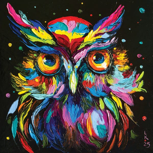 Colorburst: Mystic Owl by KuptsovaArt