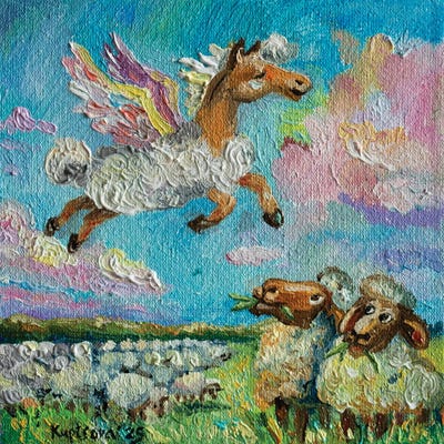 Freedom Looks Like This by KuptsovaArt art print