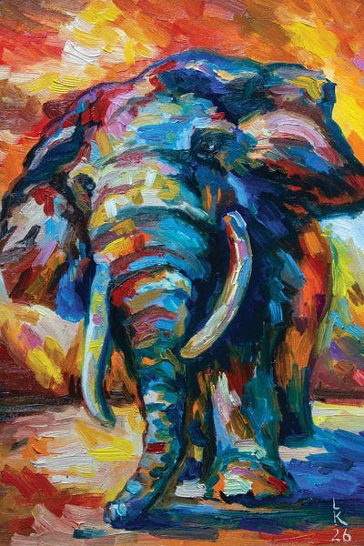 Vibrant Giant by KuptsovaArt wood print