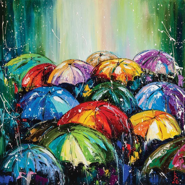 KuptsovaArt: Colors In The Rain by KuptsovaArt