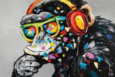 KuptsovaArt - Steelpix Metal Wall Art: Djungle Vibes by KuptsovaArt