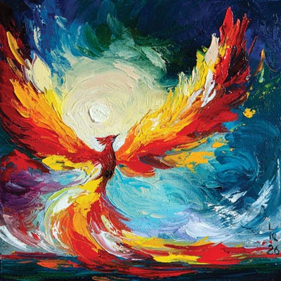 Canvas Print: Firebird by KuptsovaArt - thumbnail