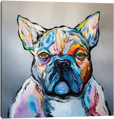 French Bulldog Canvas Art Print - KuptsovaArt