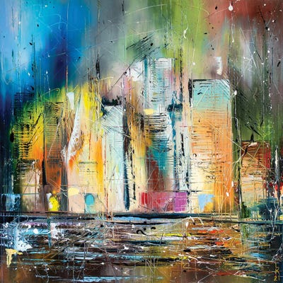 Evening In NY by KuptsovaArt art print