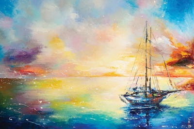 Full Calm by KuptsovaArt canvas print