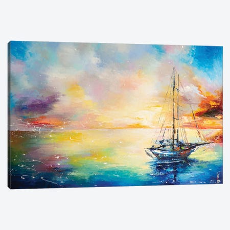 Boats Canvas Art Print by Brooke Borcherding | iCanvas