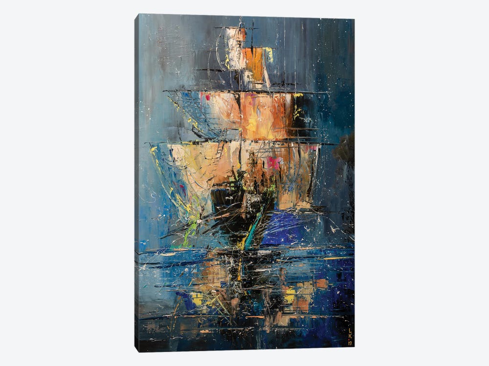 Ghost Ship by KuptsovaArt 1-piece Canvas Artwork