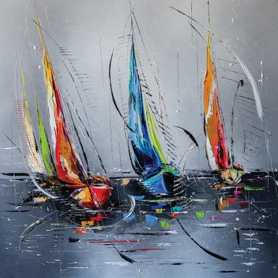 Great Regatta by KuptsovaArt canvas print