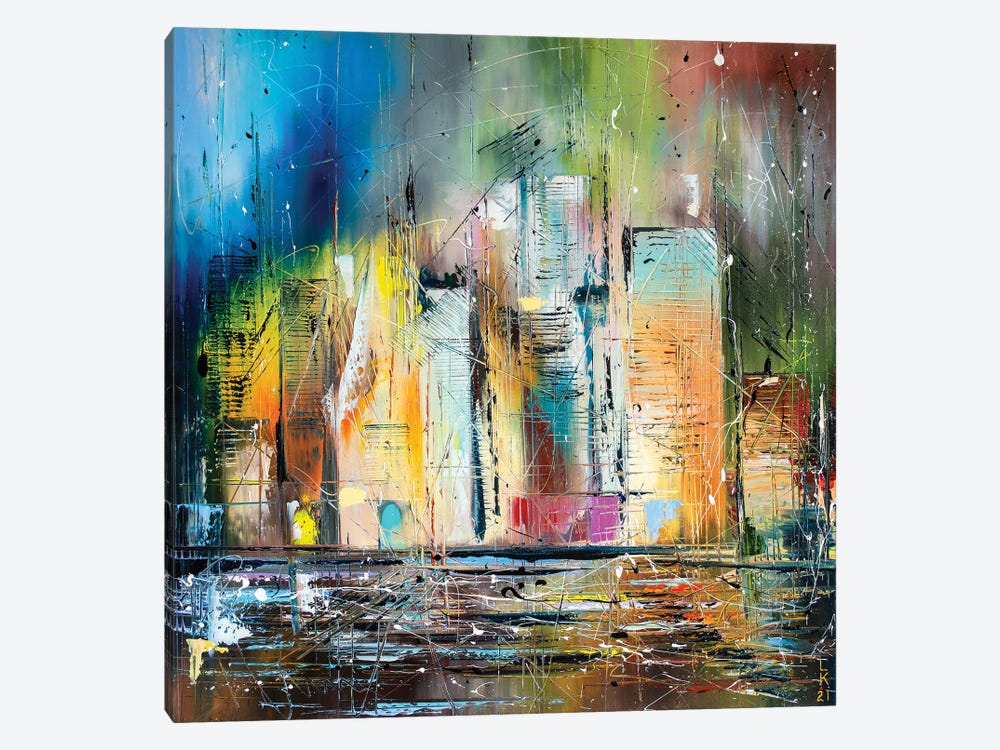 Evening In NY by KuptsovaArt 1-piece Canvas Art