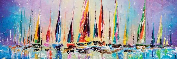 Sailboats: Great Regatta II by KuptsovaArt