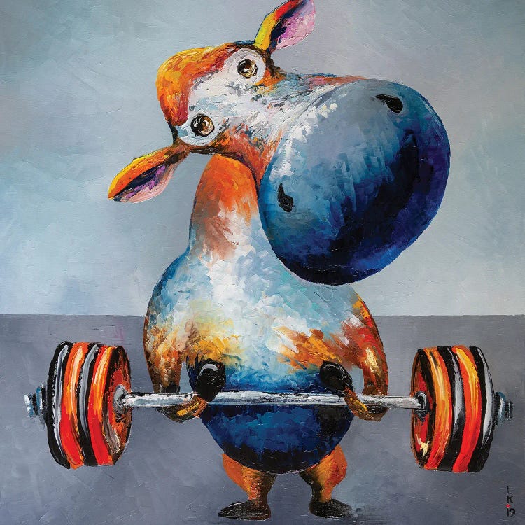 I'm Athlete by KuptsovaArt wall art