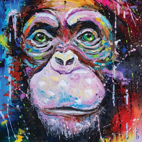 Chimpanzees: I'm Chimpanzee by KuptsovaArt