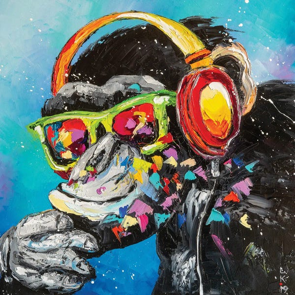 Chimpanzees: I'm Fine by KuptsovaArt