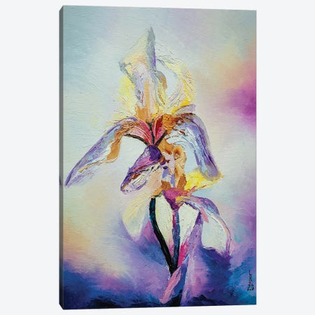 Iris Flower Canvas Print #KPV97} by KuptsovaArt Art Print