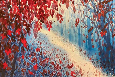 Through The Forest by Shushanik Karapetyan framed wall art