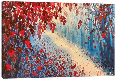Through The Forest Canvas Art Print - Shushanik Karapetyan