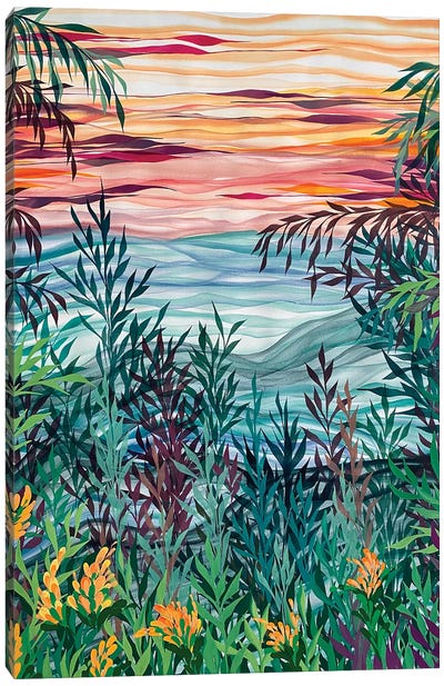 Summer Sunset Canvas Art Print - Shushanik Karapetyan