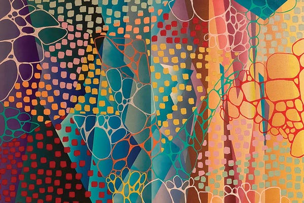 Colorful Abstracts: Playground Love by Shushanik Karapetyan