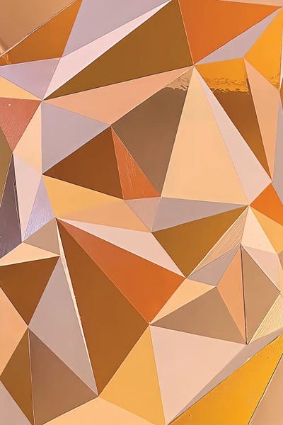 Mirrors In Gold by Shushanik Karapetyan framed wall art